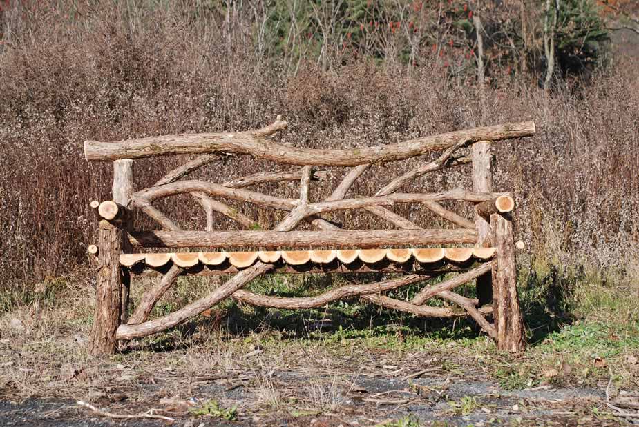 Outdoor Rustic Benches | Park Benches | Artisan Built